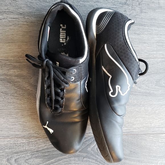 Puma Shoes - Black Leather Puma shoes (9.5)